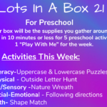 Week 21: Lots in a Box