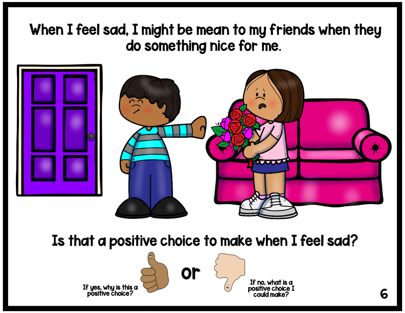 Social Emotional Learning Lesson On Feeling Sad - Annie's Classroom