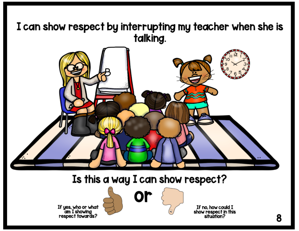 Social Emotional Learning Lesson On Respect - Annie's Classroom