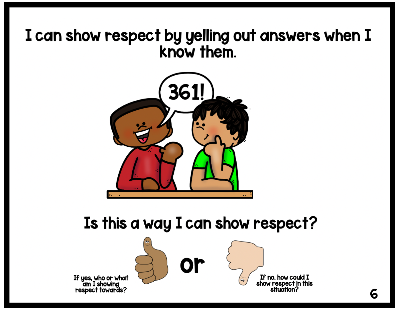 Teaching Respect- Social Emotional Learning Lesson for Kids - Annie's ...