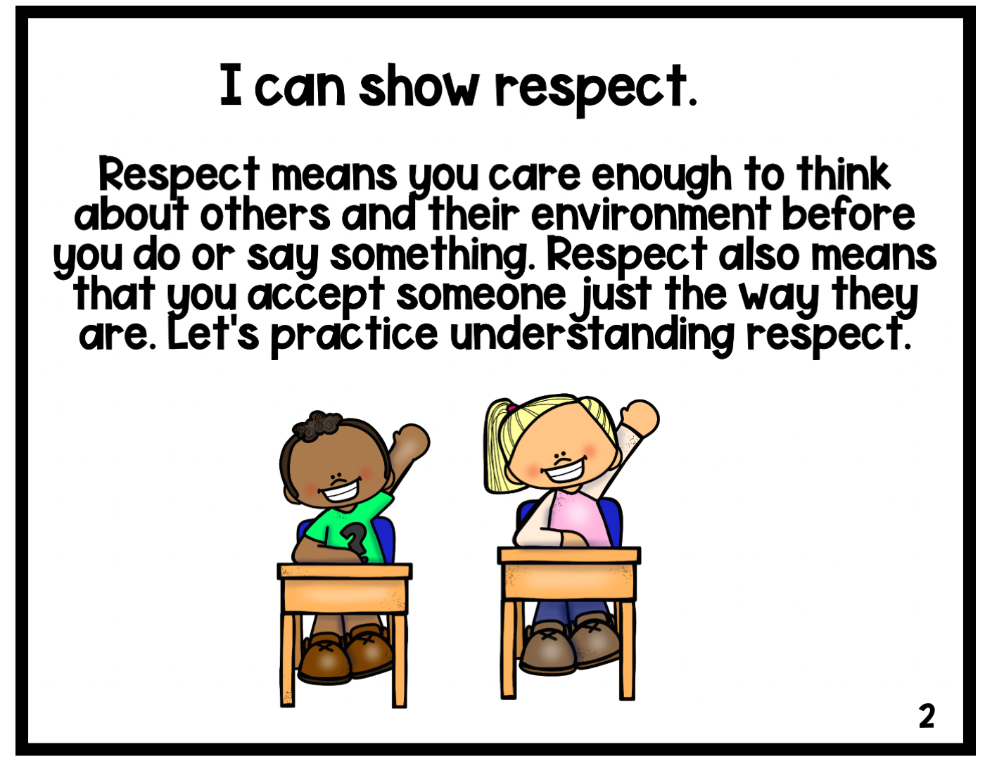 Teaching Respect- Social Emotional Learning Lesson for Kids - Annie's ...